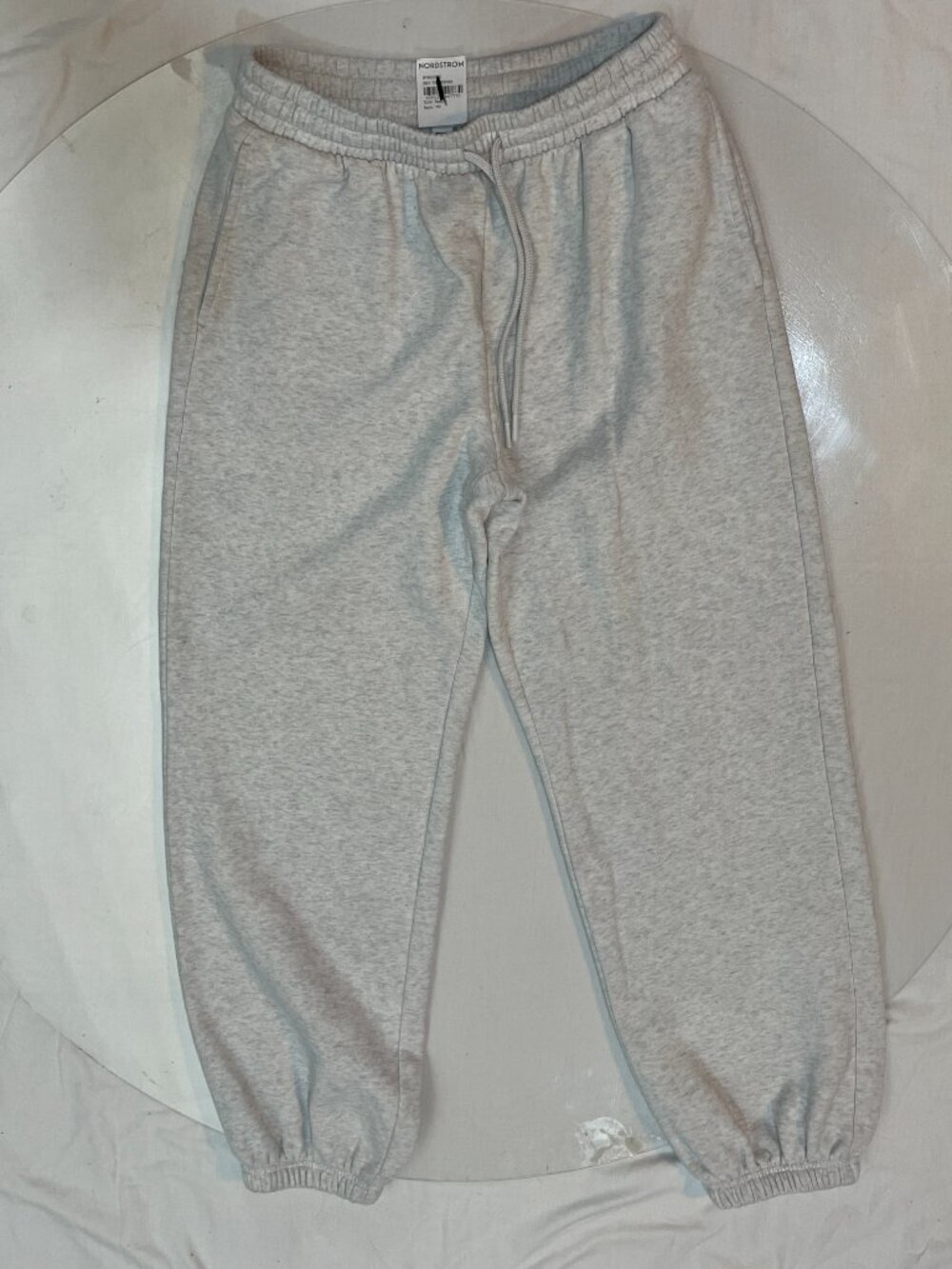 BP. Gray Fleece Jogger Sweatpants Size Small Drawstring - Picture 7 of 9